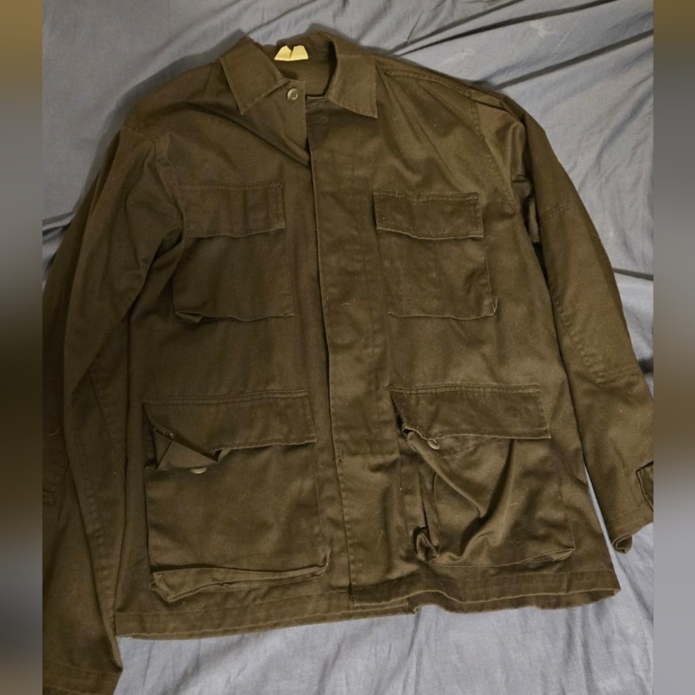 Men's Black Utility Jacket - Small Regular
